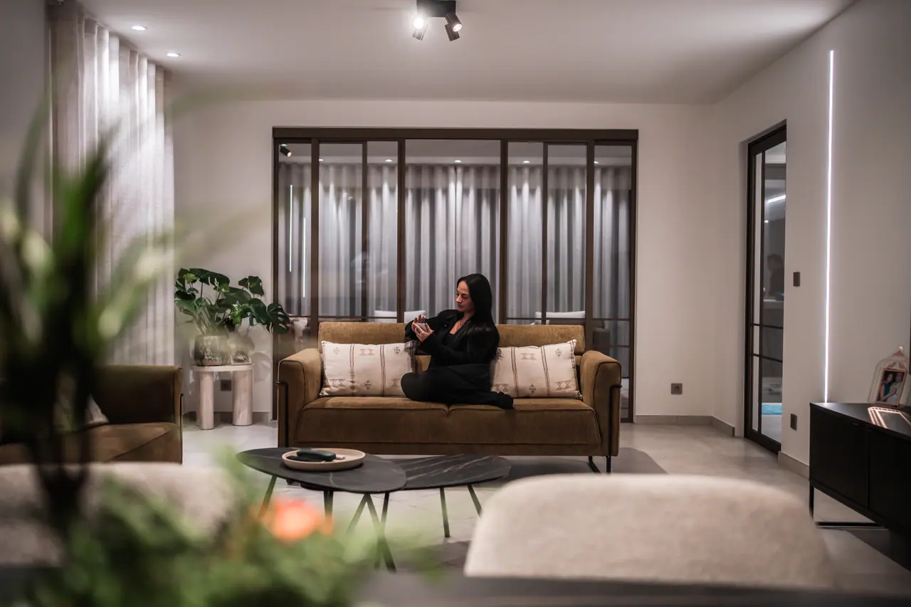 A finished living space by SN Group, from the photo shoot