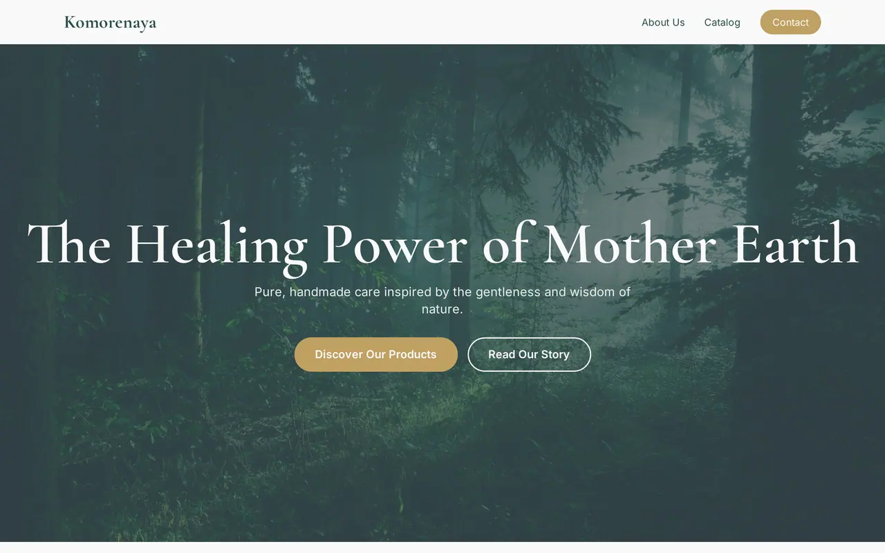 The Komorenaya homepage: The Healing Power of Mother Earth