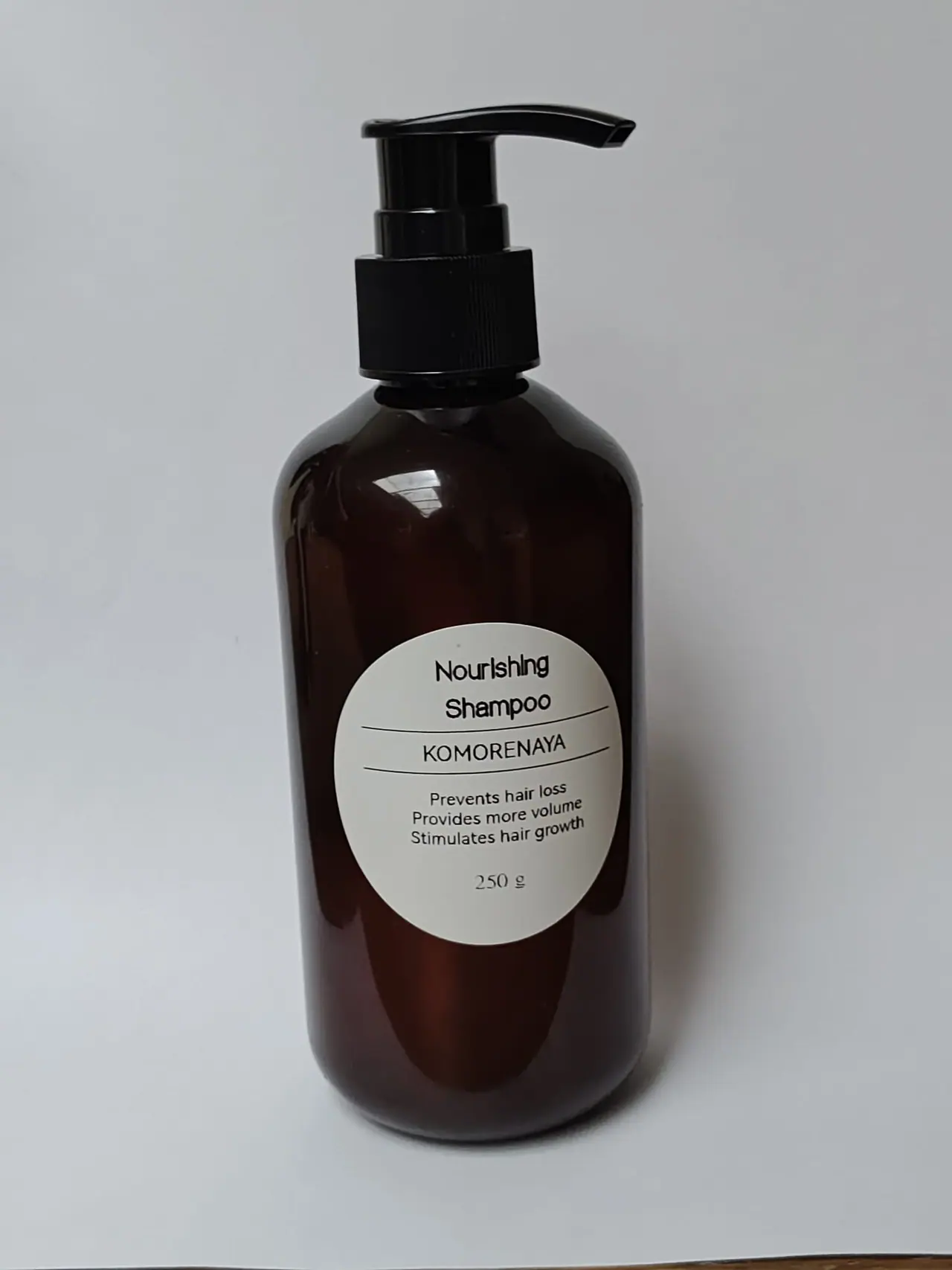 Nourishing Shampoo by Komorenaya, in the product photo on the site