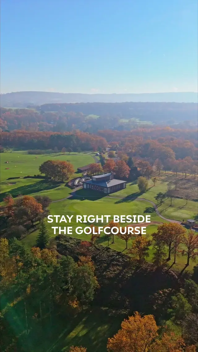 Een beeld uit de golfreel die we voor Les Terrasses de Durbuy maakten